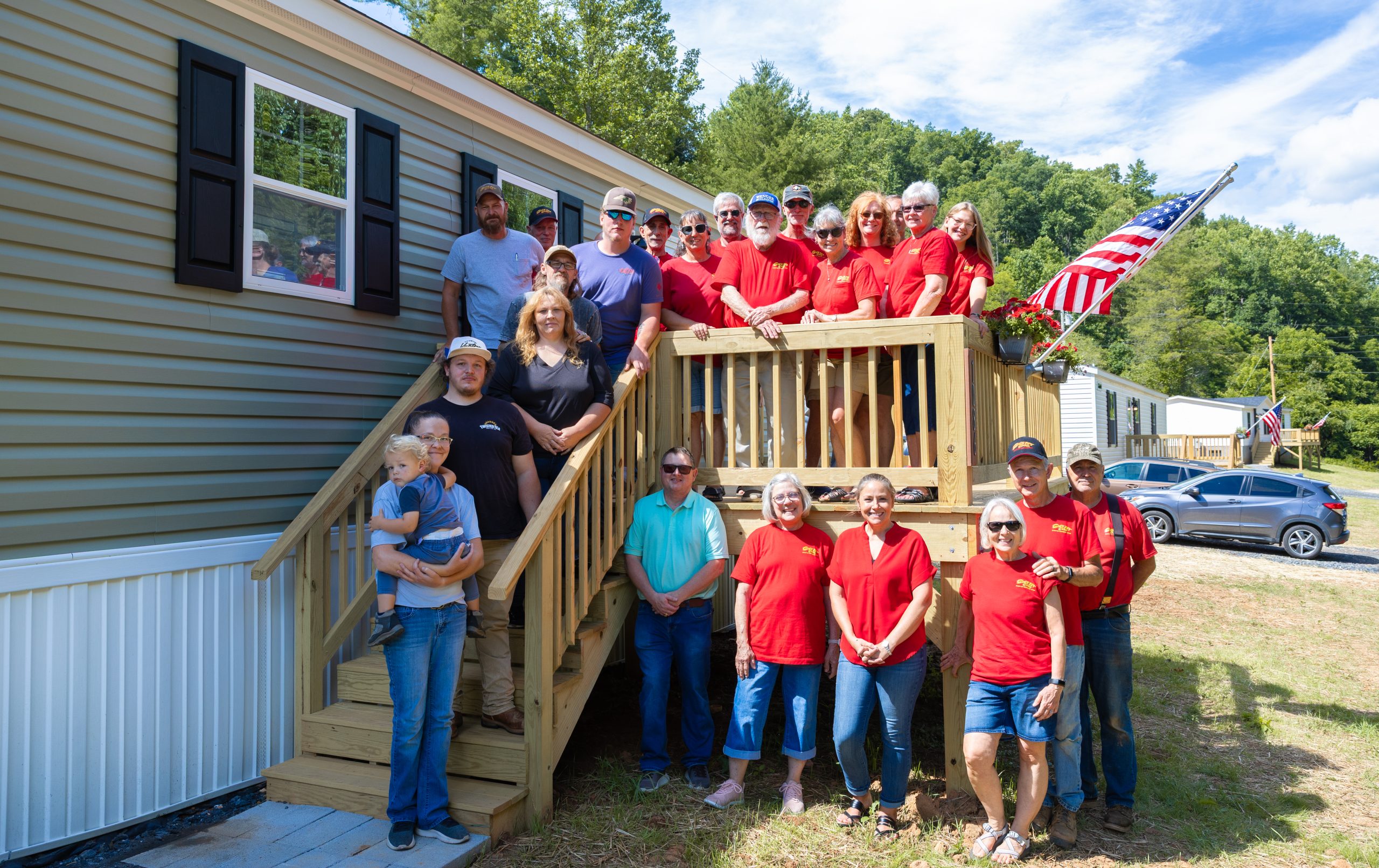Two Families Welcomed Into New Homes Following Hurricane Helene